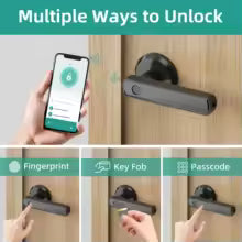 NexLock Pro™ – Smart Fingerprint & Keypad Door Lock