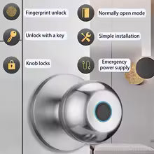 NexLock™ – Smart Fingerprint Door Knob with Keyless Entry