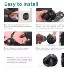 NexLock™ – Smart Fingerprint Door Knob with Keyless Entry